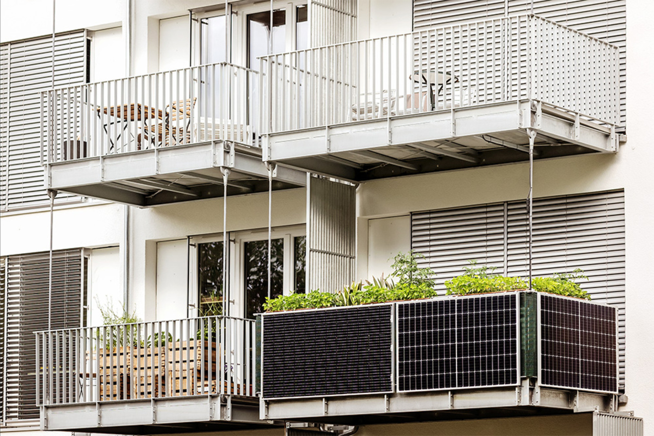 Balkon­kraftwerk bei Elektromontage Pulfrich & Diehl GbR in Haiger